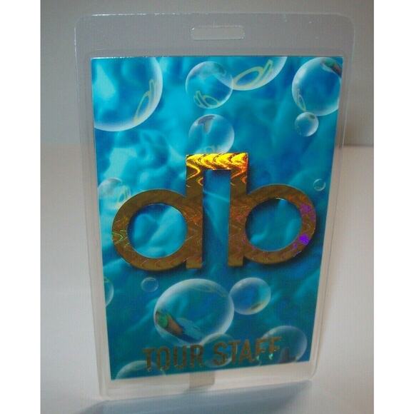 David Bowie Outside Backstage Pass Original 1995 Pop Rock Gift DB Bubbles Blue - Picture 1 of 4